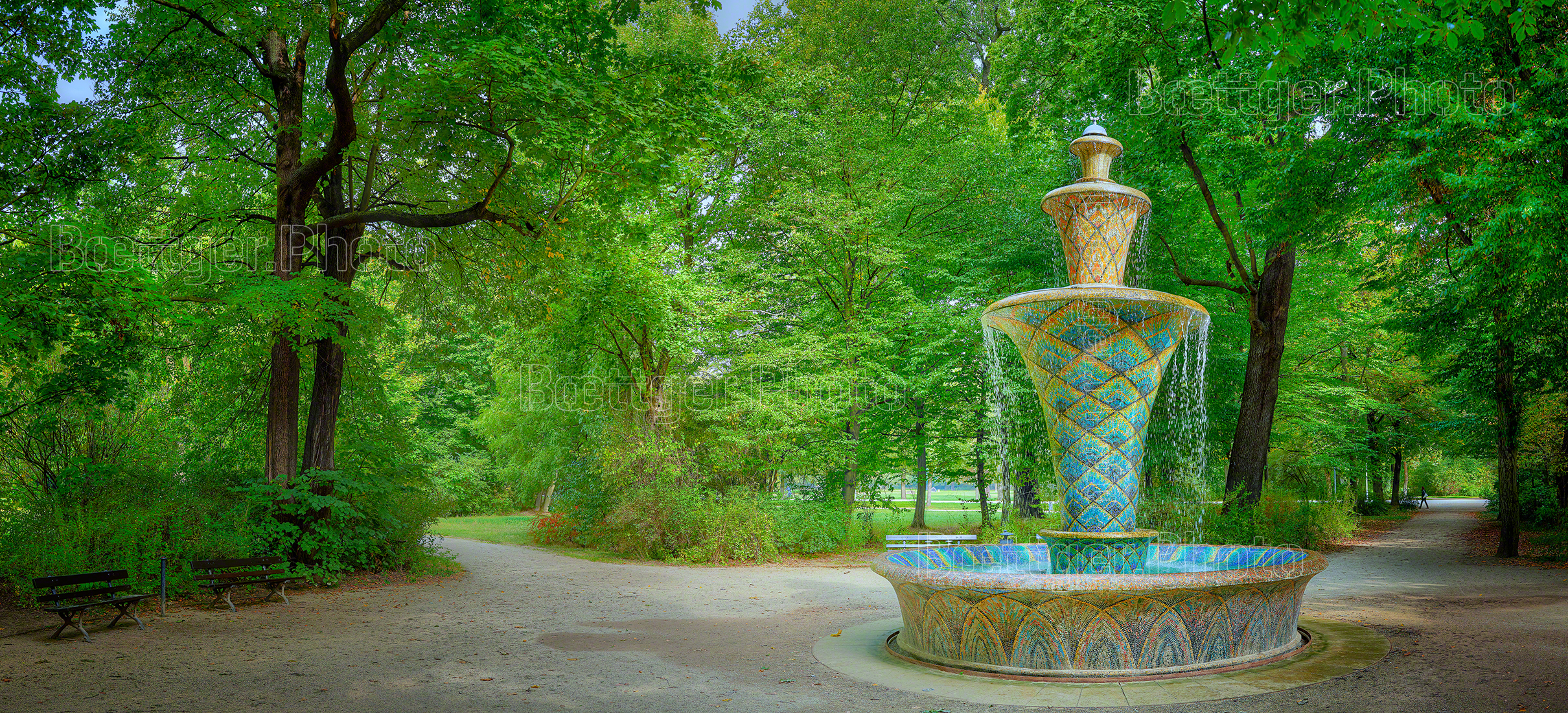 Großer Garten Dresden Mosaikbrunnen