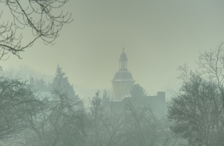 Kirche Zangenberg im Winter