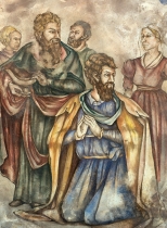 Ausstellung Aschenbrödel Moritzburg Wandbild